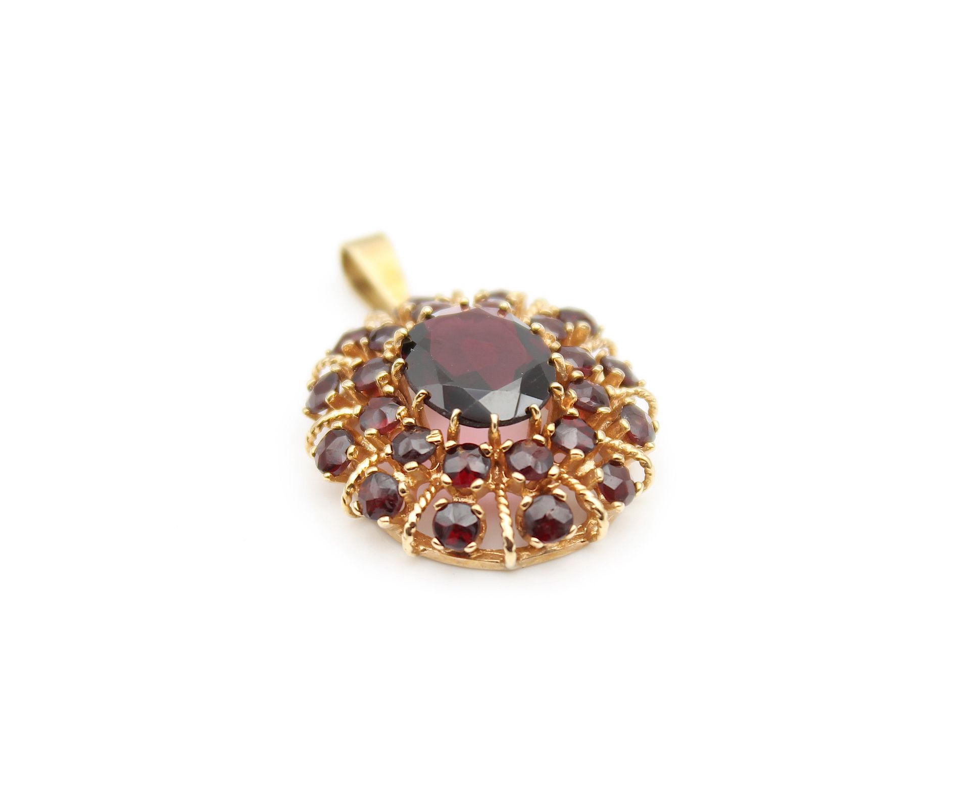 Beautiful pendant with garnets - Image 5 of 5