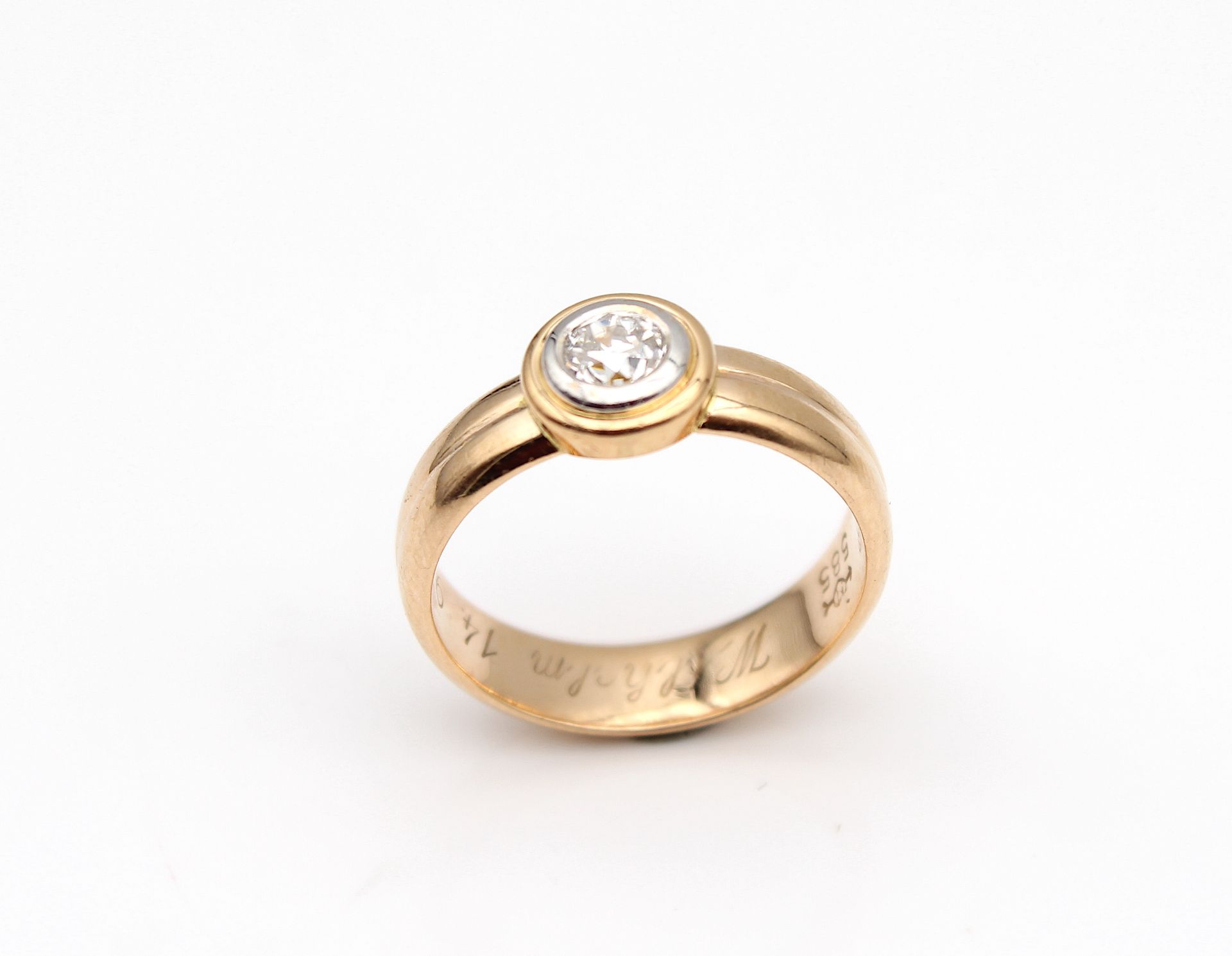 Vintage Niessing ring with diamond - Image 2 of 5