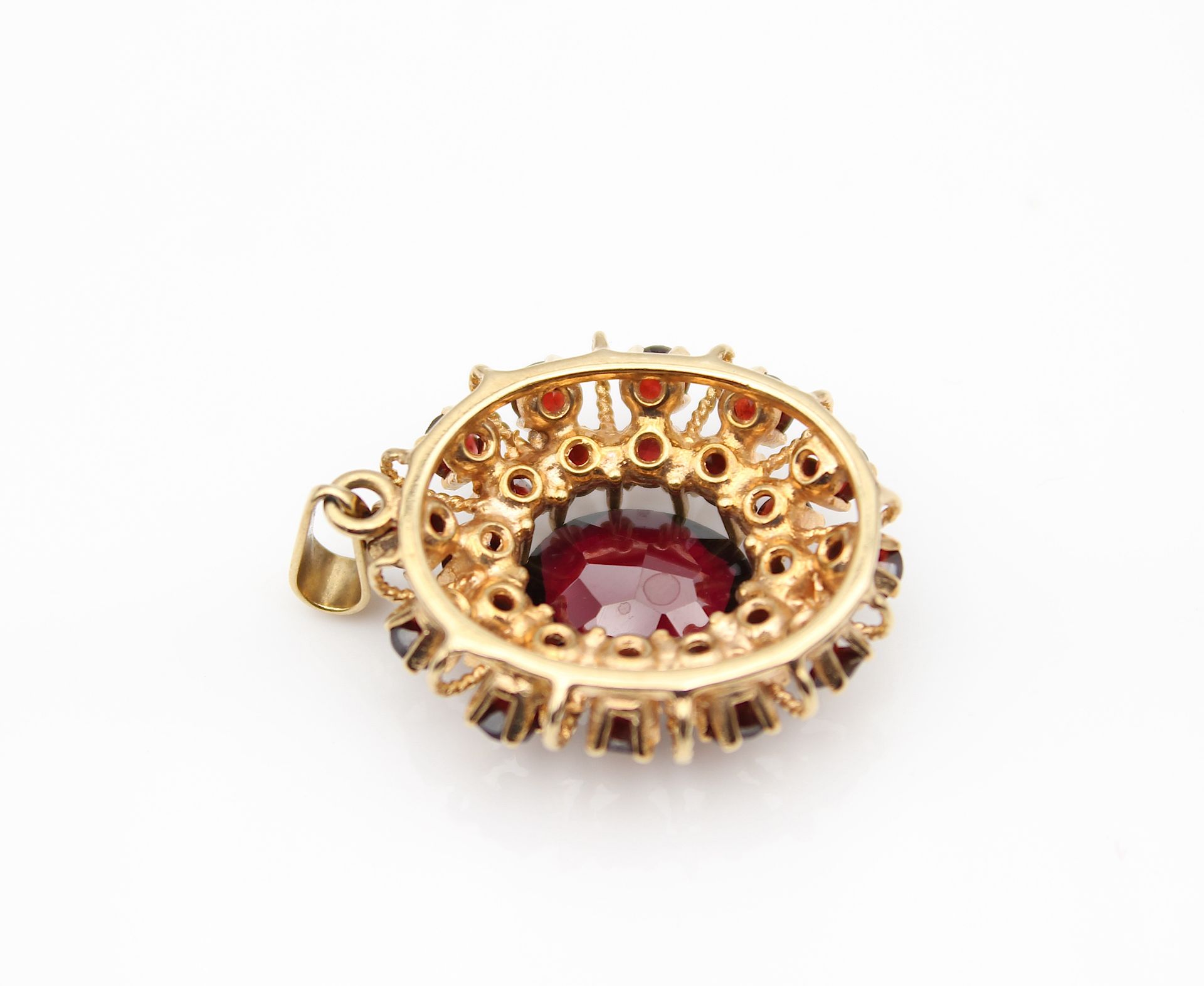 Beautiful pendant with garnets - Image 4 of 5