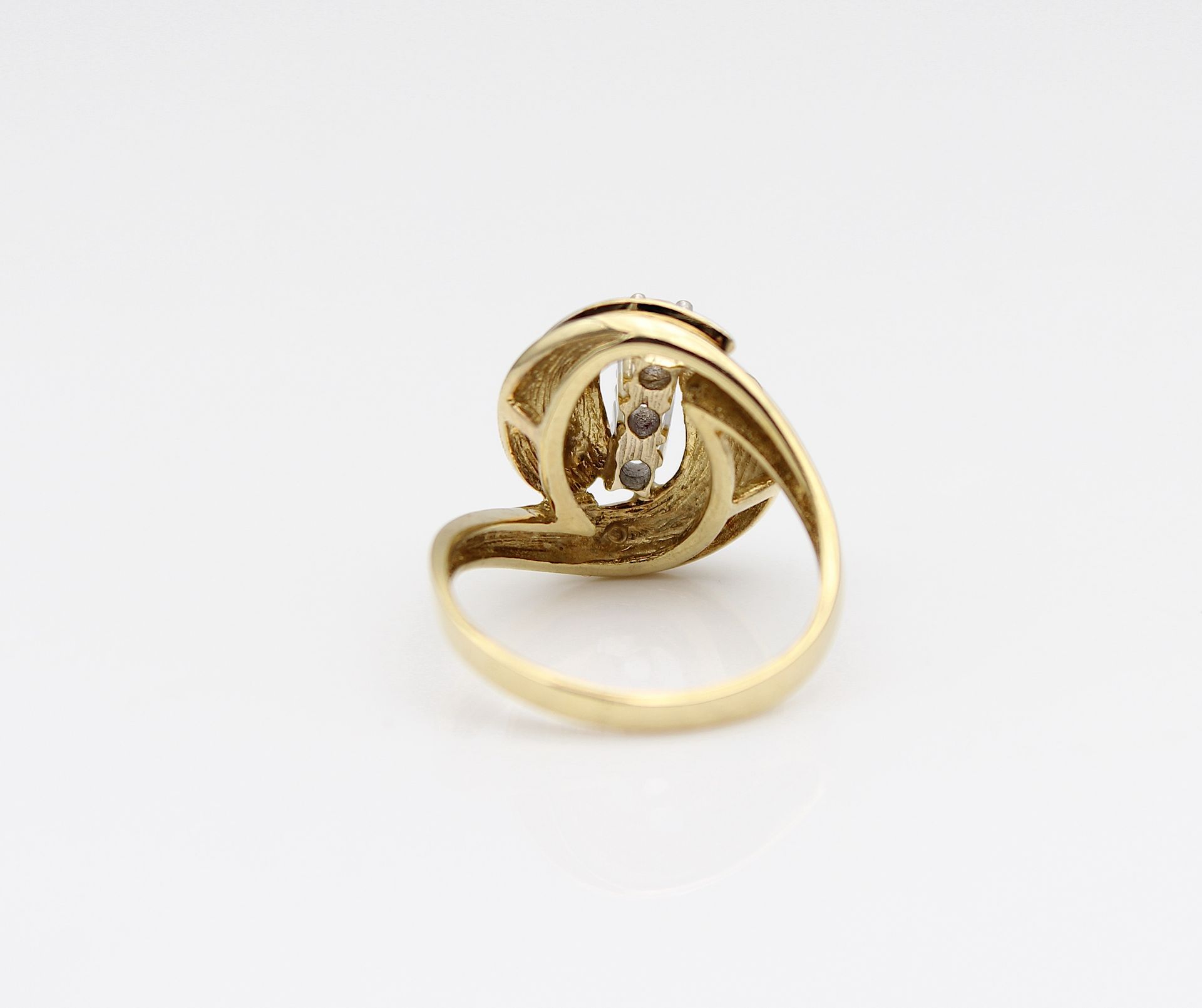 Decorative ring with brilliants - Image 4 of 4