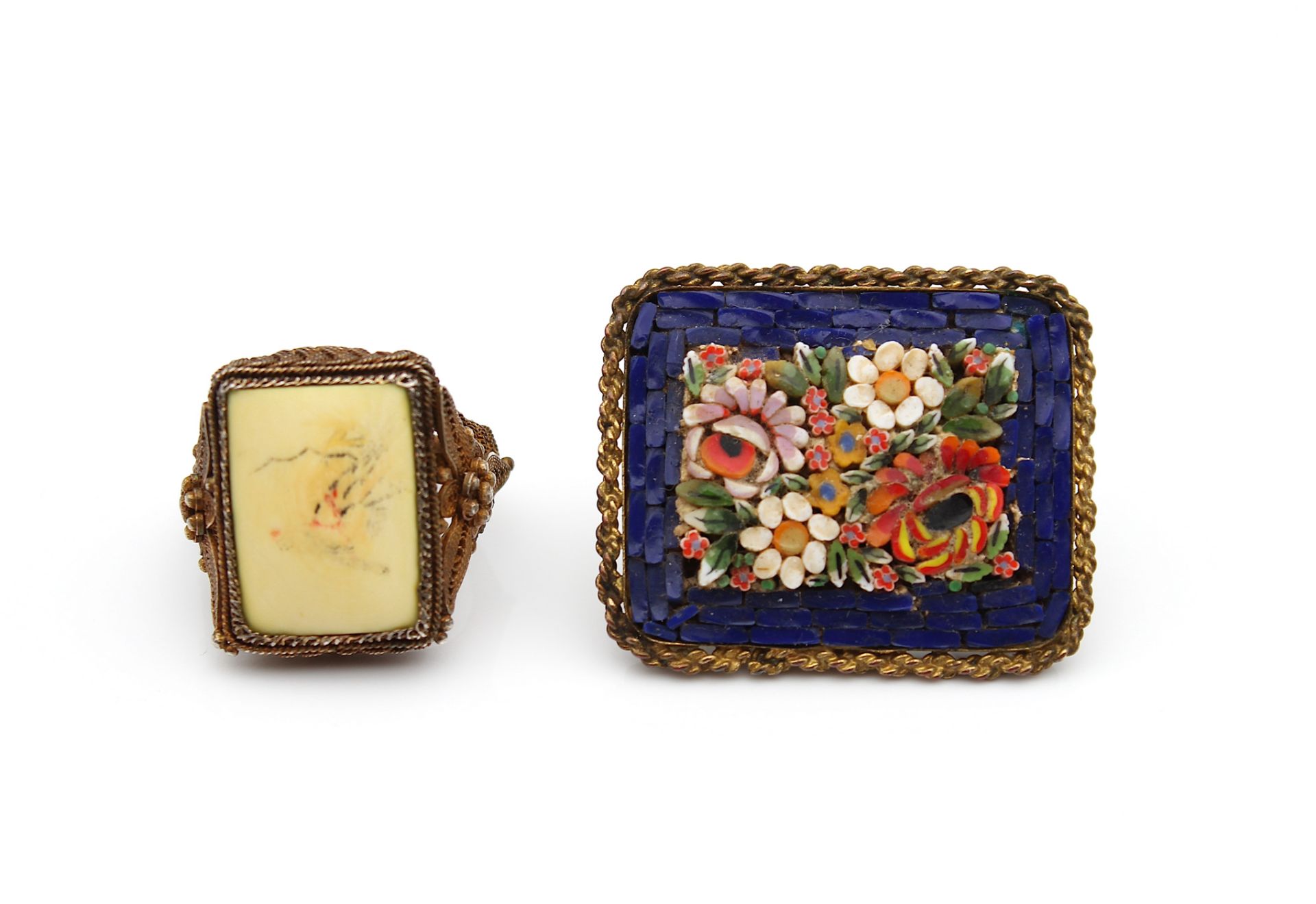 Extraordinary brooch and ring - Image 2 of 3