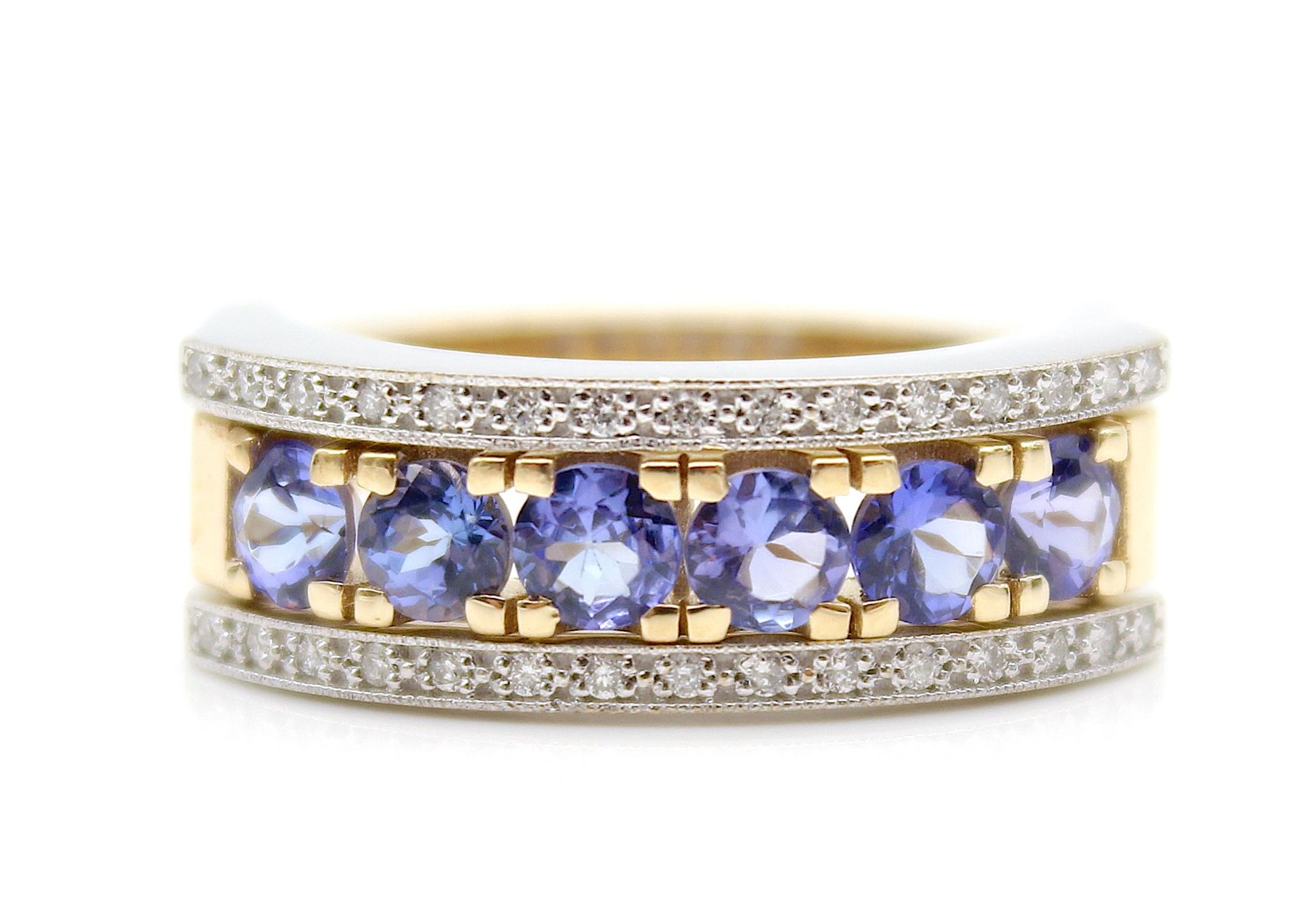 Transformation ring with tanzanites and brilliantsxt - Image 2 of 4