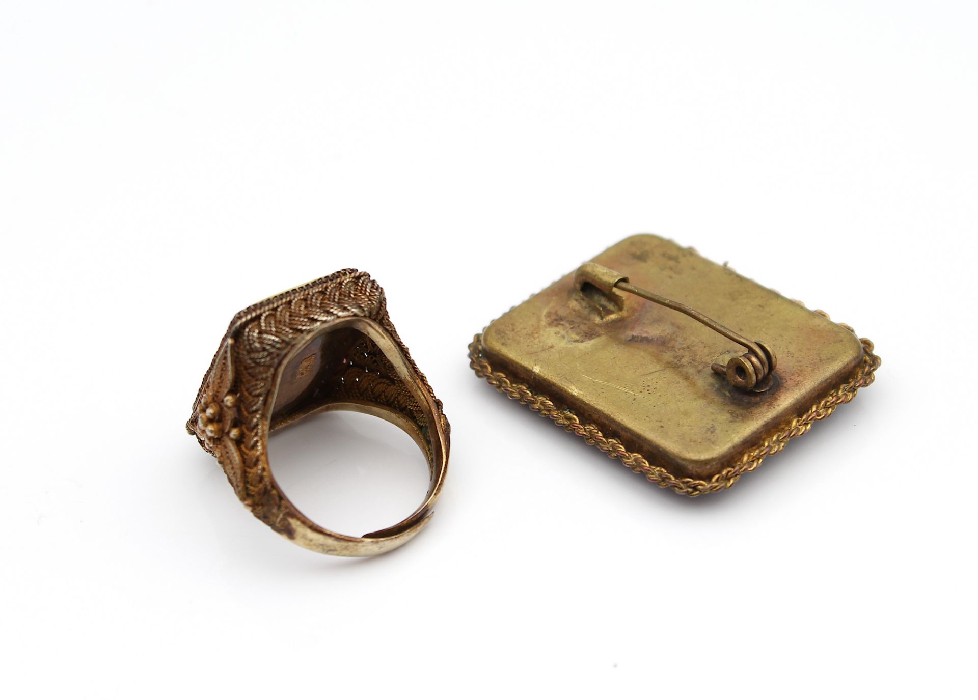 Extraordinary brooch and ring - Image 3 of 3