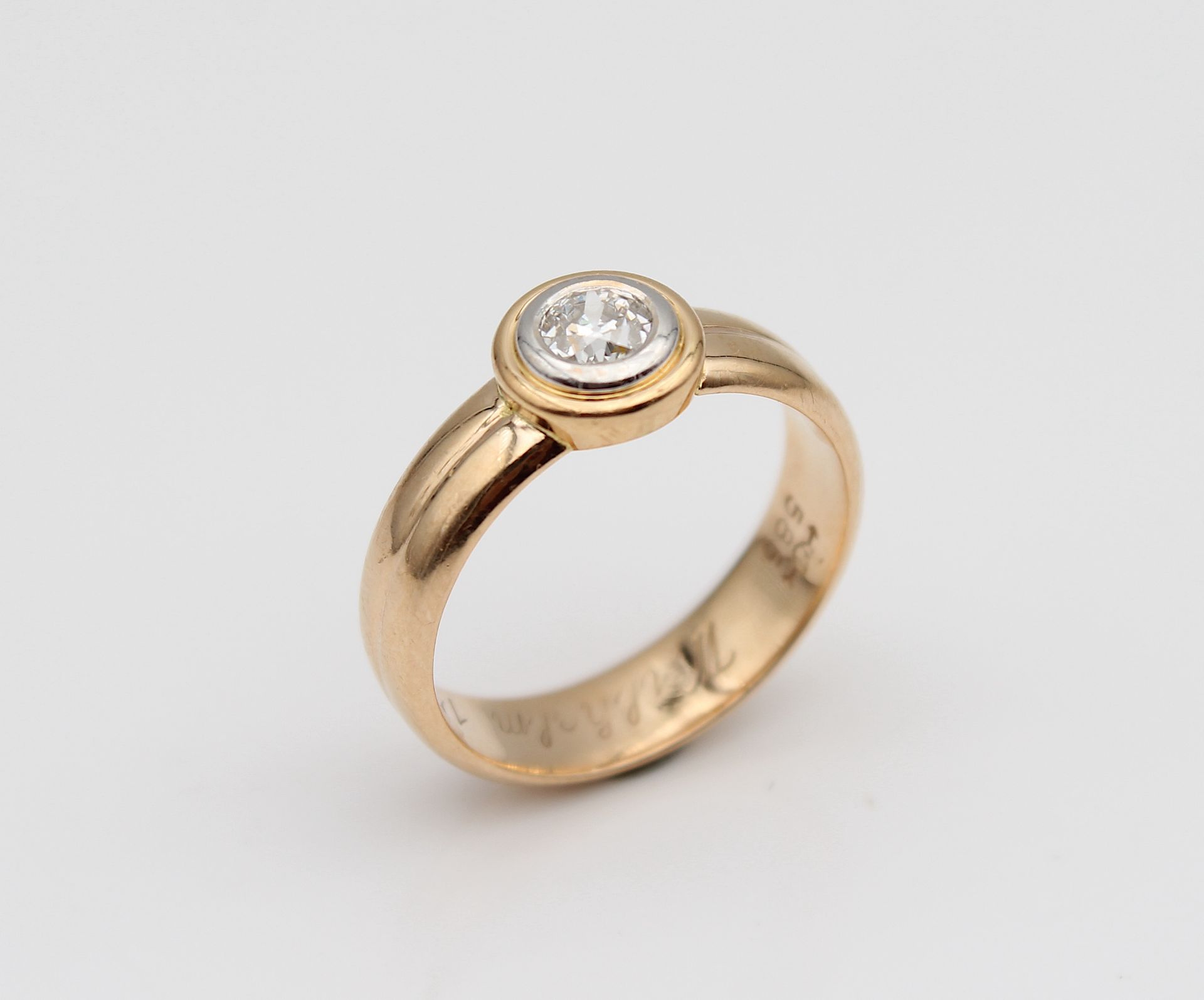 Vintage Niessing ring with diamond - Image 3 of 5