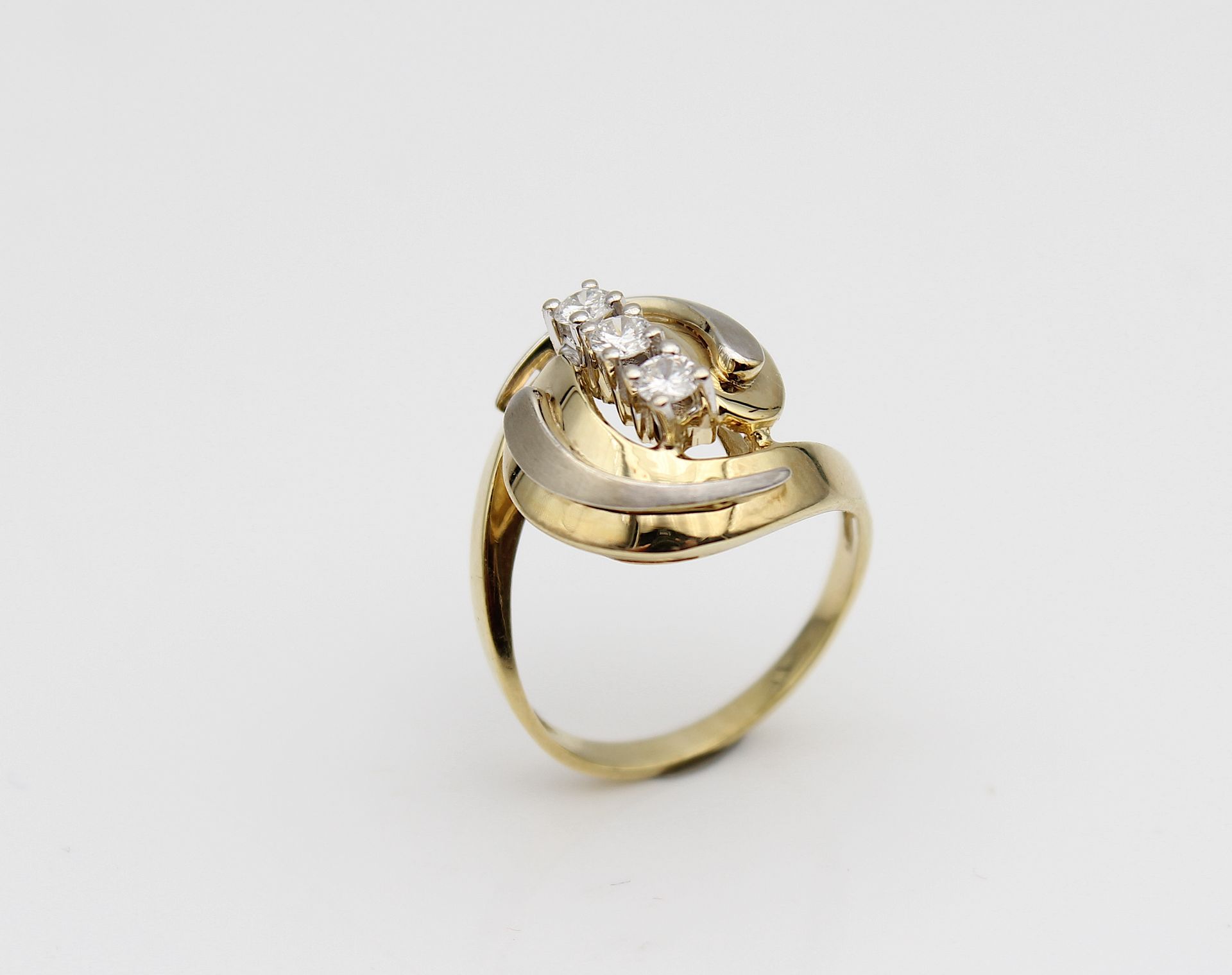 Decorative ring with brilliants - Image 2 of 4