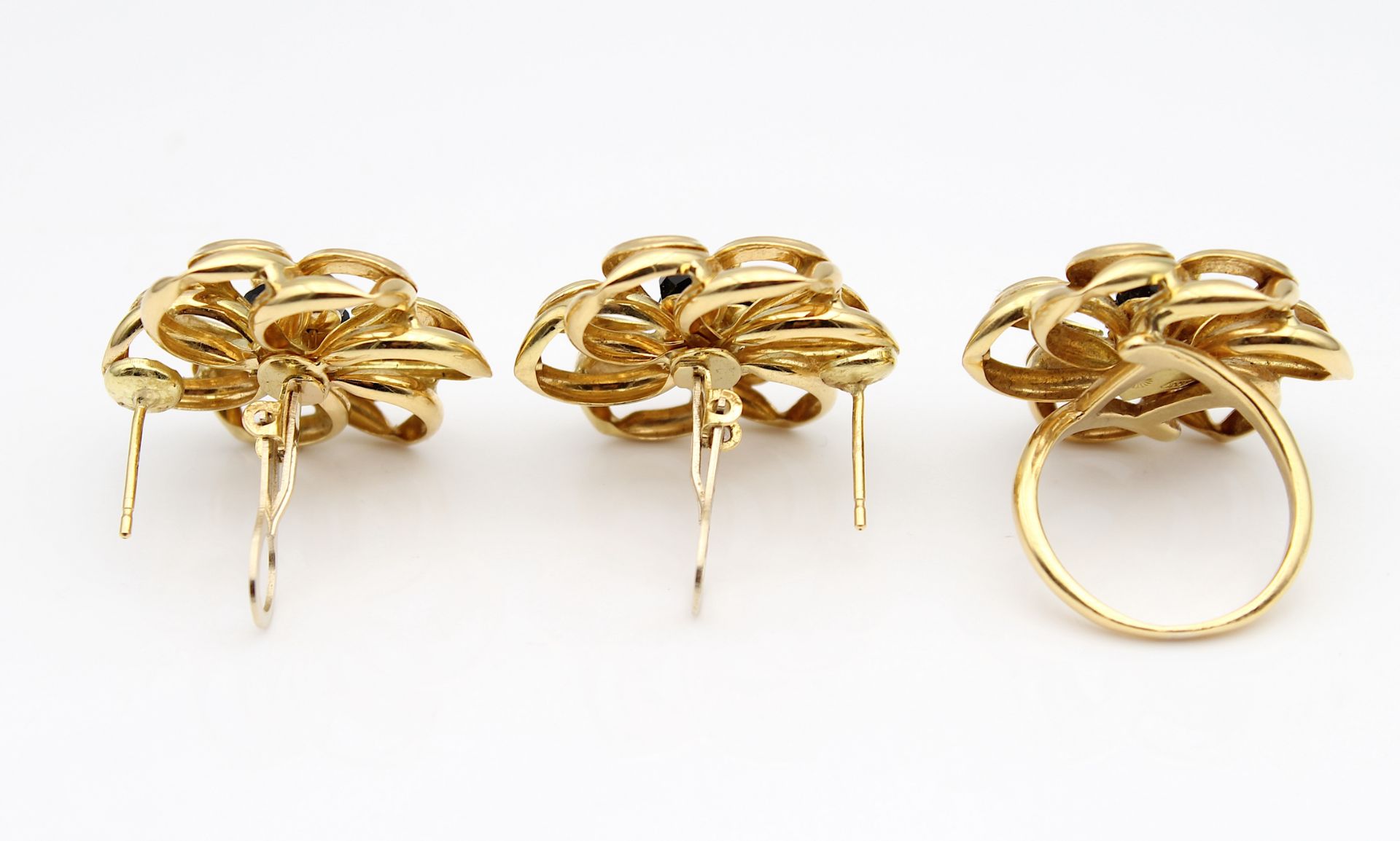 Eye-catching 750 gold jewelry set - Image 4 of 4