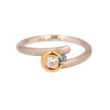 Toller Platin Ring mit Brillanten