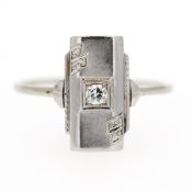 Besonderer Vintage Ring mit Diamant