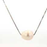 Schlichte, elegante Kette mit Zuchtperle