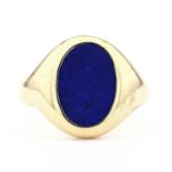 Siegelring mit Lapis lazuli