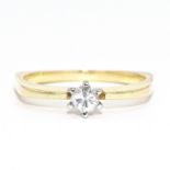 Ring mit einem Brillant, ca. 0,25 ct