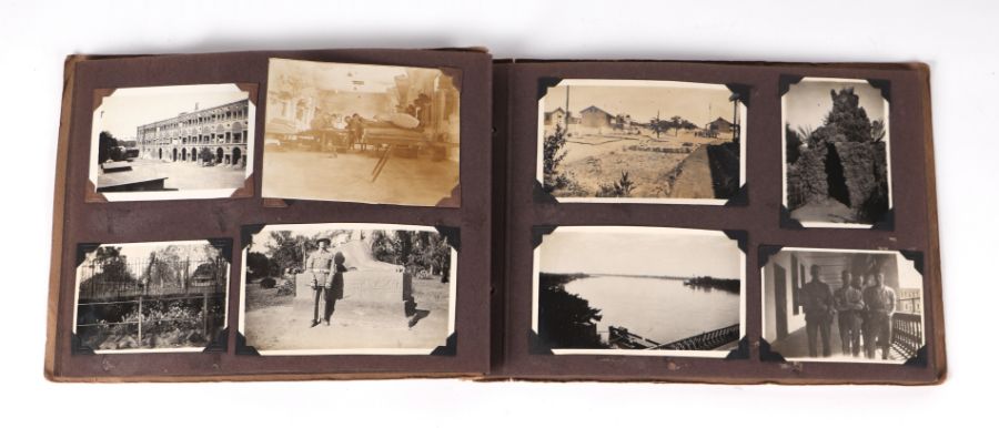 A Somerset Light Infantry photograph album, Egyptian scenes, Soldiers daily life and Barracks