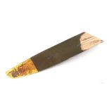 A RAF wooden propeller tip, 98cms long.