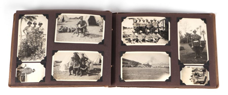 A Somerset Light Infantry photograph album, Egyptian scenes, Soldiers daily life and Barracks - Image 2 of 3