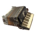 A Frontalini piano accordion, 40cms wide.