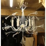 A Splashing Water 37 chandelier designed by Tony Duquette for Remains Lighting, approx 95cms drop by