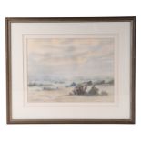 Patricia Lidley (modern British) - Evening Light - signed lower left, watercolour, framed &