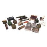 A quantity of assorted military field kits to include billy cans, water bottles, first aid kit,