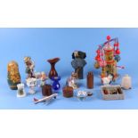 A quantity of assorted collectable items to include a Beatrix Potter Hunka Munka; a Hummel group