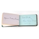 A 1933 autograph album containing signatures of various world scouting figures including Baden-