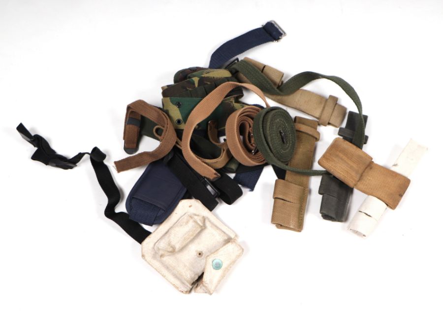 A quantity of assorted military webbing items to include haversacks, kit bags and other similar - Image 2 of 3