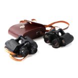 A pair of Carl Zeiss Jena Jenoptem 8x30 W binoculars, cased; together with another pair (2).