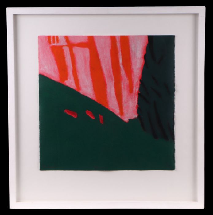 Ursula Leach - Cross Carborundum - limited edition print, numbered 2/10, signed and titled to verso,