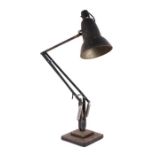 A Herbert Terry Anglepoise lamp with two step square base.
