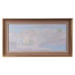 Maria Penn (mid 20th century school) - Landscape III - signed lower left, oil on board, framed, 57