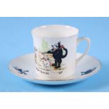 An early 20th century Radford's Felix the Cat cup & saucer.Condition ReportThere are two small