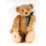 A vintage Alpha-Farnell plush teddy bear with growler, approx 60cms high.