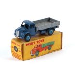 A Dinky Toys no. 414 Dodge Rear Tipping Wagon, blue, boxed.Condition ReportThe original box has