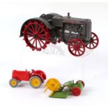 A Charbens Farm Series Tractor & Reaper Set, boxed; together with an ERTL CASE L Tractor (2).