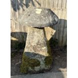 A staddle stone, 94cms high.