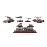 A collection of Royal Hampshire Art Foundry Limited Edition pewter models including the Flying