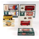 Four Corgi Classics (the Connoisseur Collection) buses comprising 35007 RM1818 London Transport