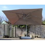 A Christophe Pillet Italian design Emu cantilever garden sun umbrella / parasolCondition