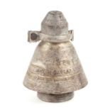 A WW2 inert artillery shell Fuze. Stamped to the fuze: INERT NF MK. 149 10D. OS.O.P. LOT 2268. BPC