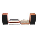 Bang & Olufsen: A stereo system comprising a Beogram 1200 Record Player; a Beo 5000 Tape Recorder; a