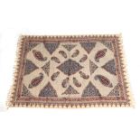 An Iranian Esfahan traditional cotton hand printed wall hanging, 100 by 150cms.