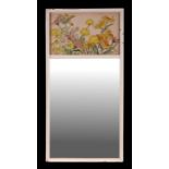 A Rowley Gallery style wall mirror, overall 28 by 54cms.