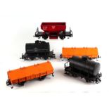 A quantity of assorted 'G' gauge rolling stock to include wagons, tankers, open wagons and coaches.