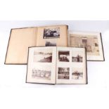 Three late 19th / early 20th century photograph albums to include some Irish scenes and family