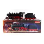 A Piko 'G' gauge 2-6-0 locomotive and tender, catalogue no. 37220, boxed; together with two open