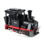 A Playmobil 'G' gauge 0-4-0 Pannier Tank Engine.