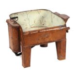 A 19th century Hydropathic. Co. Ltd. Campaign Combination bath, 64cms wide.