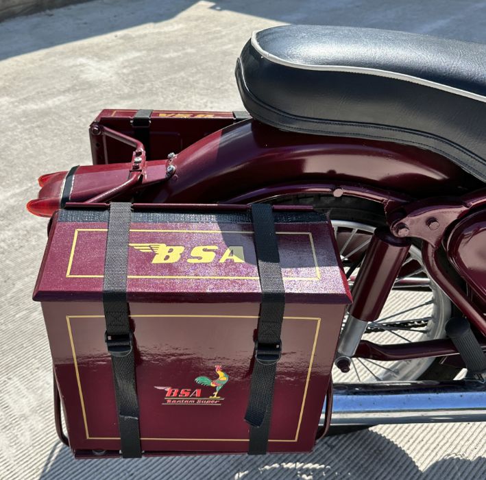 A 1958 BSA Bantam D5 175cc registration no. 815 BHW, frame no. FD52958, engine no. ED5B2387, maroon. - Image 15 of 18