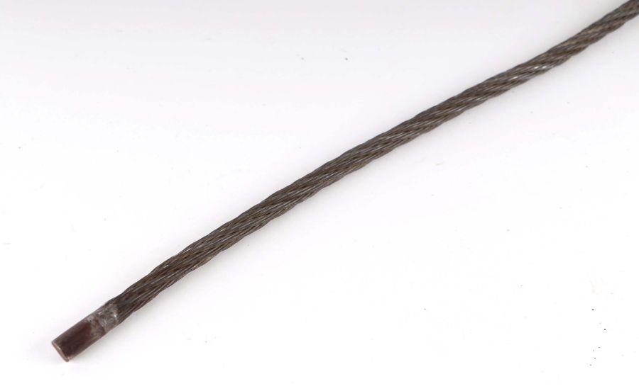 A trench art cosh swagger stick, 79cms long. - Image 2 of 2