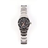 A Citizen Divers 200m Eco Drive wristwatch, the black dial with centre seconds and date aperture,