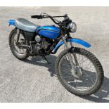 A 1973 Kawasaki KE100 Trail bike for sympathetic commissioning or restoration. The motorcycle